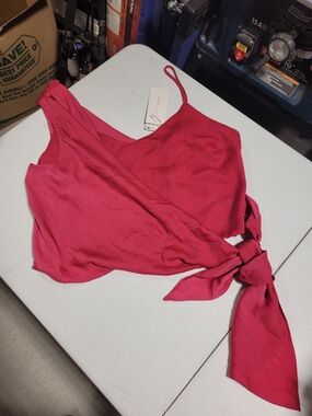 Lush Hot Pink Tie-Side Camisole